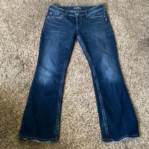 Silver Suki Surplus Jesns W34 L32 ***see photos and description***